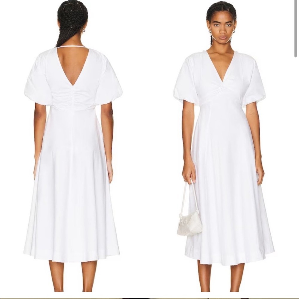 STAUD finely twist dress